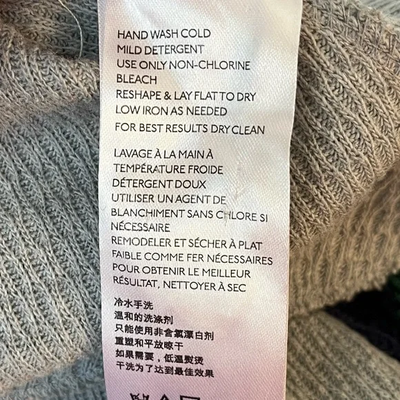 We The Free Gray Oversized Thermal Rainbow Dreams Knit Top Women’s Size Small - Picture 7 of 10